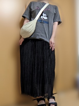 「ミッキー」｜*sakura*さん（レディース・160cm）の夏コーディネート