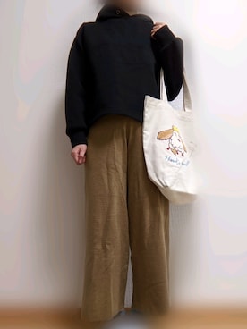 「スタジオジブリ（スタジオジブリ）のアイテム」を使った、*sakura*さん（レディース・160cm）の秋コーディネート