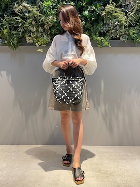 「シンフルコーデ」｜「アイテム（サンダル）」を使った、oharuさん（レディース・162cm）の春コーディネート