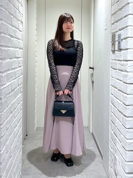 「FREE'S MART（フリーズマート）のアイテム（バレエシューズ）」を使った、rikoさん（レディース・157cm）の秋コーディネート