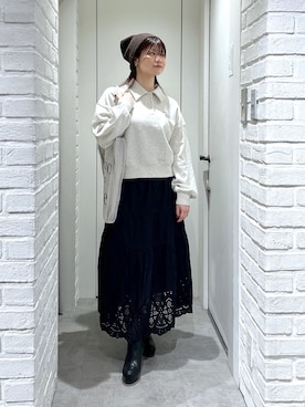 「FREE'S MART（フリーズマート）のアイテム」を使った、rikoさん（レディース・157cm）の秋コーディネート