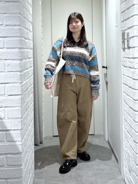 「FREE'S MART（フリーズマート）のアイテム（シューズ）」を使った、rikoさん（レディース・157cm）の冬コーディネート