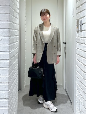 「FREE'S MART（フリーズマート）のアイテム（ジャケット/アウター）」を使った、rikoさん（骨格ストレート・レディース・157cm）の春コーディネート