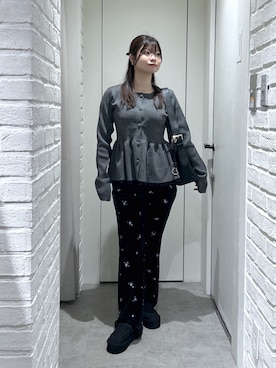 「FREE'S MART（フリーズマート）のアイテム（バッグ）」を使った、rikoさん（レディース・157cm）の秋コーディネート