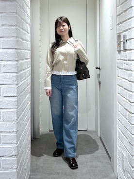 「FREE'S MART（フリーズマート）のアイテム（バッグ）」を使った、rikoさん（レディース・157cm）の春コーディネート