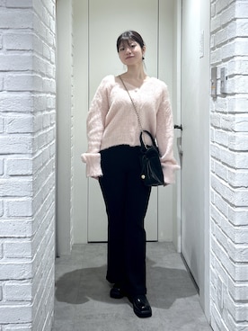 「FREE'S MART（フリーズマート）のアイテム（シューズ）」を使った、rikoさん（レディース・157cm）の冬コーディネート