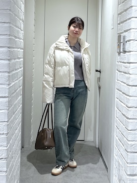 「FREE'S MART（フリーズマート）のアイテム（ブルゾン）」を使った、rikoさん（レディース・157cm）の冬コーディネート