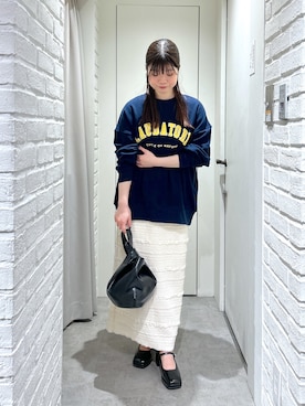「FREE'S MART（フリーズマート）のアイテム（バレエシューズ）」を使った、rikoさん（レディース・157cm）の秋コーディネート