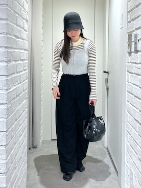 「FREE'S MART（フリーズマート）のアイテム（ローファー）」を使った、rikoさん（レディース・157cm）の秋コーディネート