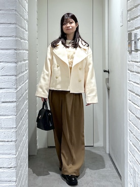 「FREE'S MART（フリーズマート）のアイテム（ブルゾン）」を使った、rikoさん（レディース・157cm）の冬コーディネート