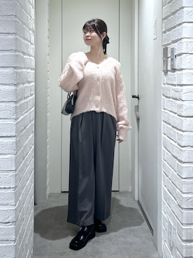 「FREE'S MART（フリーズマート）のアイテム（シューズ）」を使った、rikoさん（レディース・157cm）の冬コーディネート