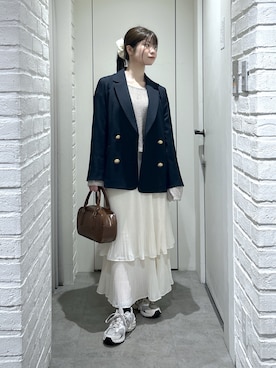 「FREE'S MART（フリーズマート）のアイテム（バッグ）」を使った、rikoさん（レディース・157cm）の春コーディネート