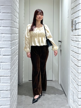 「FREE'S MART（フリーズマート）のアイテム」を使った、rikoさん（レディース・157cm）の秋コーディネート