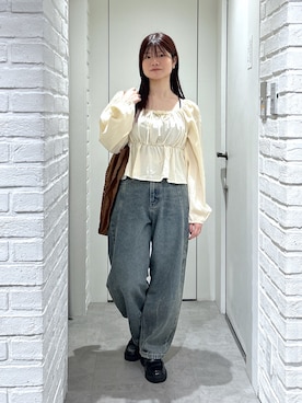 「FREE'S MART（フリーズマート）のアイテム」を使った、rikoさん（レディース・157cm）の秋コーディネート