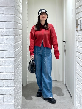 「FREE'S MART（フリーズマート）のアイテム（スニーカー）」を使った、rikoさん（レディース・157cm）の春コーディネート