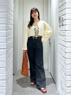 「カジュアルガーリー」｜rikoさん（レディース・157cm）の春コーディネート