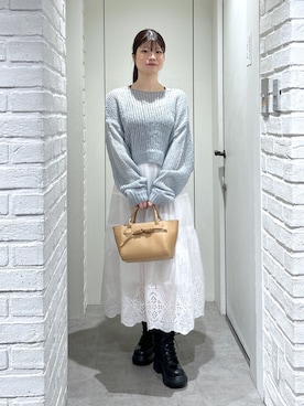 「FREE'S MART（フリーズマート）のアイテム（トートバッグ）」を使った、rikoさん（レディース・157cm）の秋コーディネート