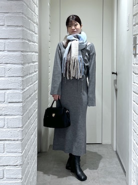 rikoさん（骨格ストレート・レディース・157cm）の冬コーディネート