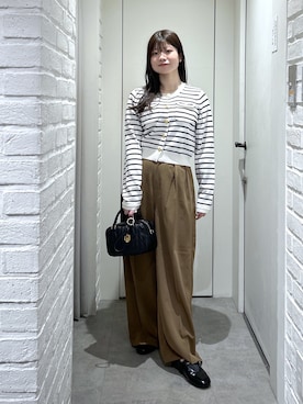 「FREE'S MART（フリーズマート）のアイテム（バッグ）」を使った、rikoさん（レディース・157cm）の春コーディネート