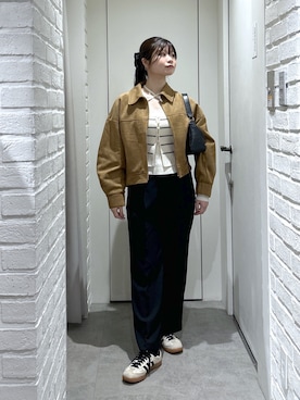 「FREE'S MART（フリーズマート）のアイテム（パンツ）」を使った、rikoさん（レディース・157cm）の秋コーディネート