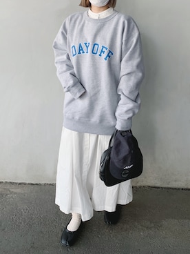 「Fabby fabby（ファビィーファビィー）のアイテム」を使った、まりんさん（レディース・155cm）の冬コーディネート