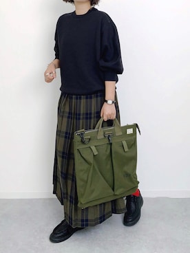 「アイテム（腕時計）」を使った、まりんさん（レディース・155cm）の夏コーディネート