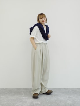 「A part by（アパートバイ）のアイテム」を使った、まりんさん（レディース・156cm）の夏コーディネート