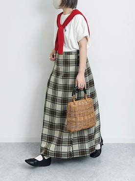 「HIGHTIDE（ハイタイド）のアイテム」を使った、まりんさん（レディース・156cm）の春コーディネート