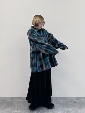 「FREAK'S STORE（フリークスストア）のアイテム（スニーカー）」を使った、まりんさん（レディース・156cm）の秋コーディネート