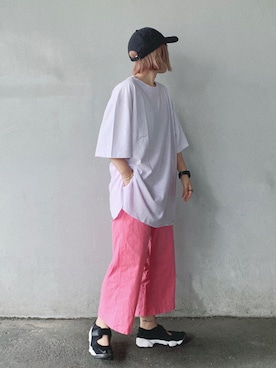 「classicalelf（クラシカルエルフ）のアイテム（トップス）」を使った、まりんさん（レディース・155cm）の夏コーディネート