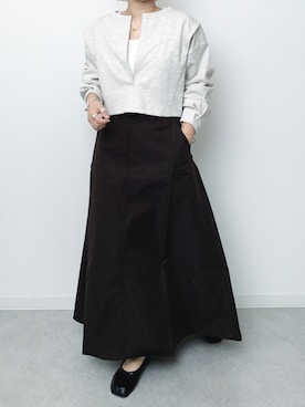 「Fabby fabby（ファビィーファビィー）のアイテム」を使った、まりんさん（レディース・155cm）の春コーディネート
