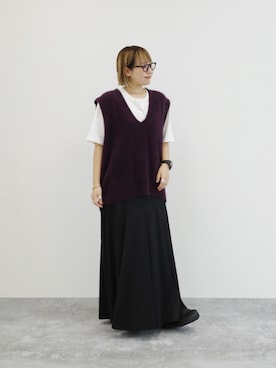 「A part by（アパートバイ）のアイテム」を使った、まりんさん（レディース・156cm）の夏コーディネート