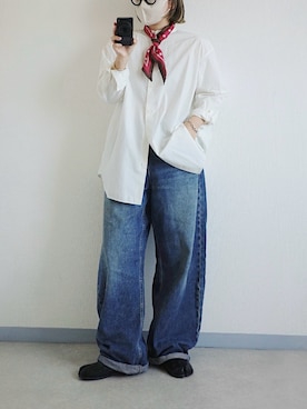 「アイテム（アクセサリー）」を使った、まりんさん（レディース・156cm）の秋コーディネート