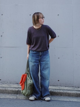 「大人ファッション」｜まりんさん（レディース・156cm）の秋コーディネート