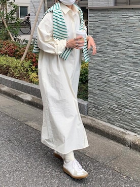 「GERMAN TRAINER（ジャーマントレーナー）のアイテム」を使った、まりんさん（レディース・155cm）の冬コーディネート