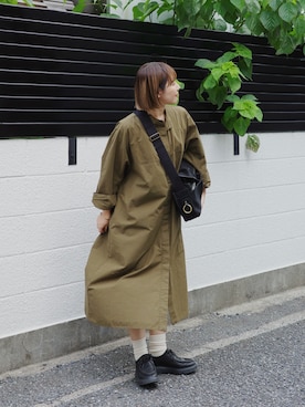 「アイテム（ドレスシューズ）」を使った、まりんさん（レディース・156cm）の秋コーディネート