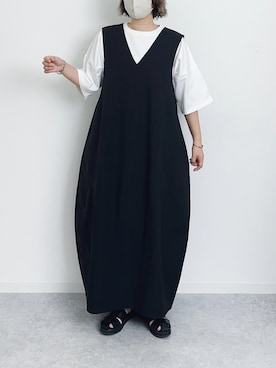 「for/c（フォーシー）のアイテム（ワンピース/ドレス）」を使った、まりんさん（レディース・156cm）の夏コーディネート