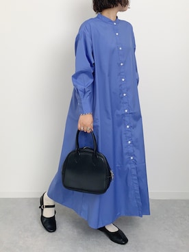 「GLOBAL WORK（グローバルワーク）のアイテム（ワンピース/ドレス）」を使った、まりんさん（レディース・155cm）の夏コーディネート