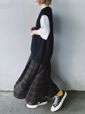 まりんさん（レディース・155cm）の秋コーディネート