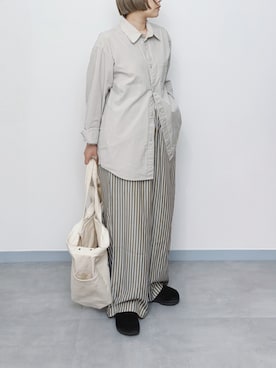 「INTER FACTORY（インターファクトリー）のアイテム（バッグ）」を使った、まりんさん（レディース・156cm）の冬コーディネート