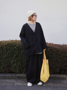 「L.L.Bean（エルエルビーン）のアイテム」を使った、まりんさん（レディース・156cm）の春コーディネート