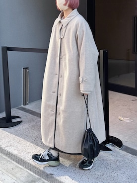 「ap retro（アプレトロ）のアイテム（ジャケット/アウター）」を使った、まりんさん（レディース・155cm）の秋コーディネート