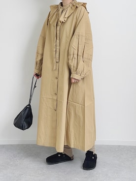 「FREAK'S STORE（フリークスストア）のアイテム（ワンピース/ドレス）」を使った、まりんさん（レディース・155cm）の冬コーディネート