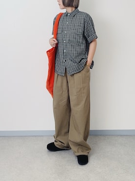 「ジーユー」｜まりんさん（レディース・156cm）の夏コーディネート