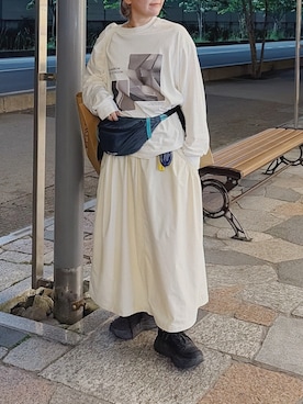 「COLONY 2139（コロニートゥーワンスリーナイン）のアイテム」を使った、まりんさん（レディース・156cm）の夏コーディネート