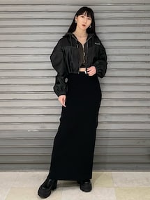 ショートレイヤードフーディー｜エモダ（EMODA）公式通販｜RUNWAY