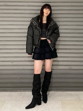 後藤茉子さん（レディース・158cm）の冬コーディネート