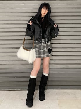 後藤茉子さん（レディース・158cm）の冬コーディネート