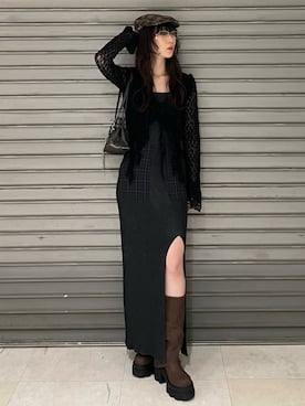後藤茉子さん（レディース・158cm）の秋コーディネート