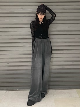 「EMODA（エモダ）のアイテム」を使った、後藤茉子さん（レディース・158cm）の夏コーディネート